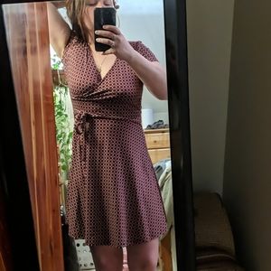 Faux Wrap Dress